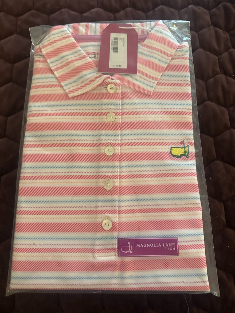 The Masters 2026 NWT Magnolia Lane Golf Shirt